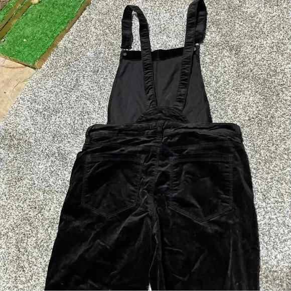 Kendall & Kylie Jumpsuit Women Size 26 Black Velvet Adjustable - Picture 11 of 11